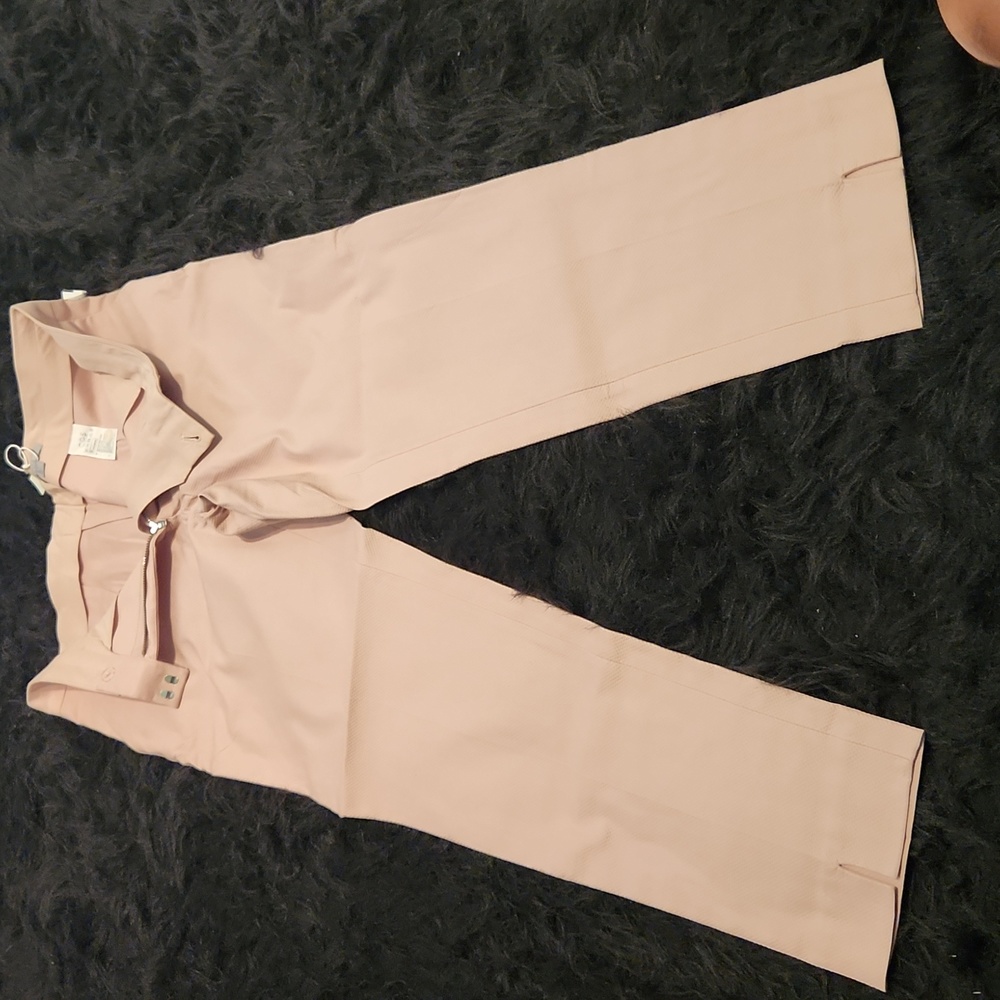 COS Beige Drawstring Straight-Leg Trousers - Picture 4 of 7